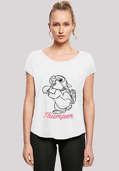 F4NT4STIC T-Shirt "Disney Bambi Klopfer Line Zeichnung", Damen,Premium Merc günstig online kaufen