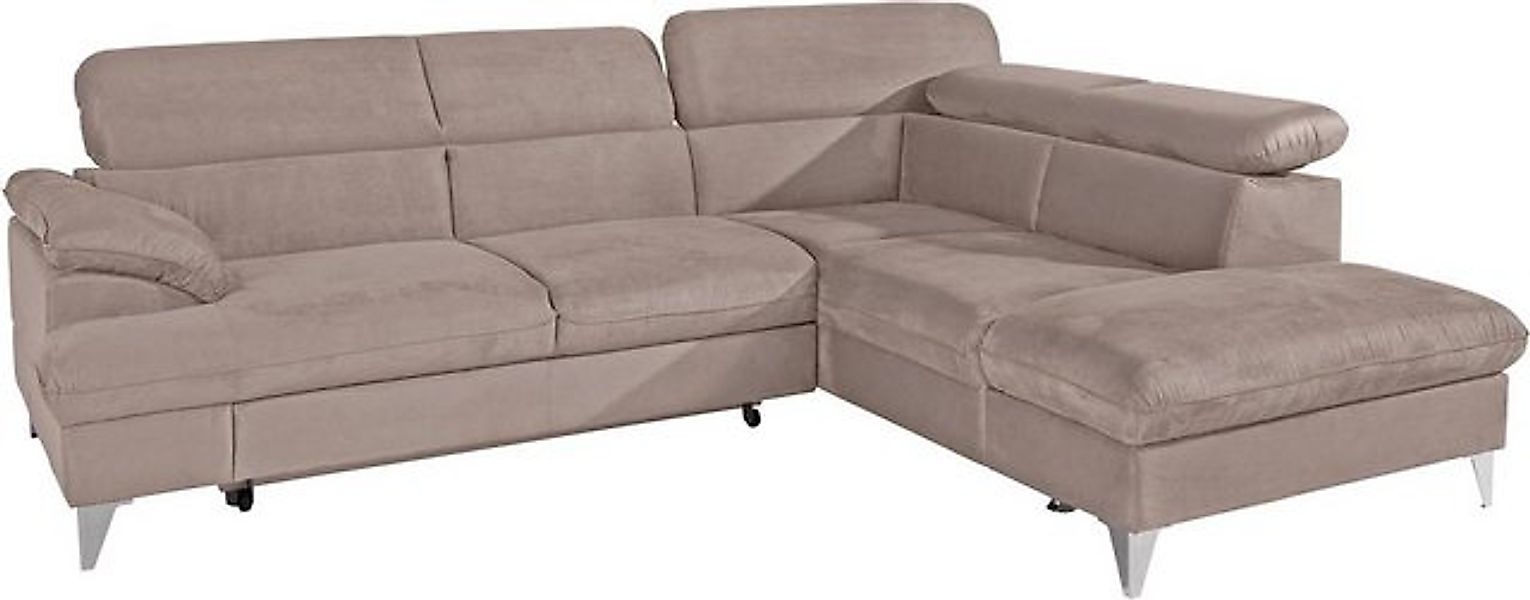 COTTA Polstergarnitur "Caluso L-Form", Set bestehend aus: Ecksofa mit Kopft günstig online kaufen