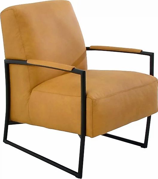 K+W Komfort & Wohnen Cocktailsessel, mit bezogenen Armlehnen, Gestell in Me günstig online kaufen