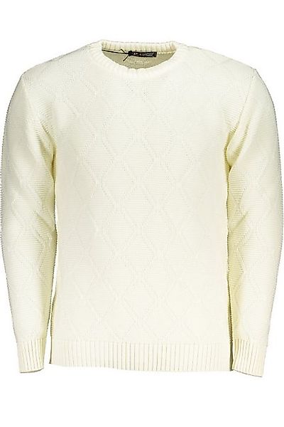 U.S. GRAND POLO Strickpullover Stylischer weißer Herrenpullover mit Romben günstig online kaufen