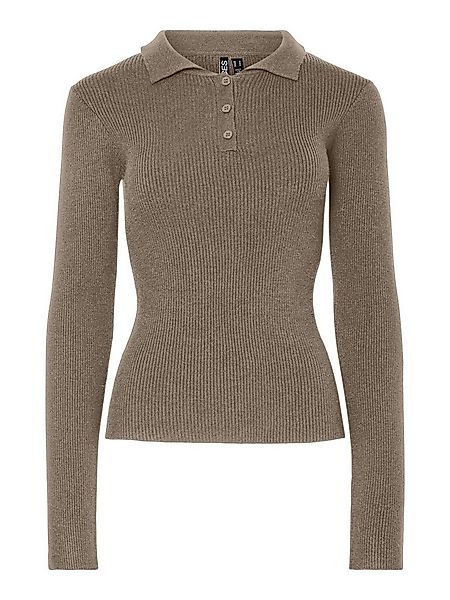 pieces Strickpullover PCMIRA LS POLO KNIT NOOS BC günstig online kaufen