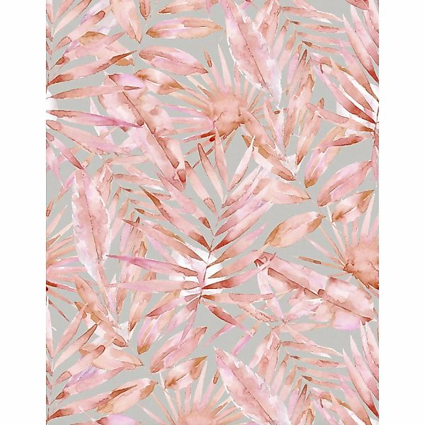 Schöner Wohnen Vliestapete New Delight Floral Rot-Grün 340 x 265 cm FSC® günstig online kaufen