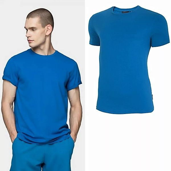 4F T-Shirt Outhorn - Herren T-Shirt Baumwolle - blau günstig online kaufen