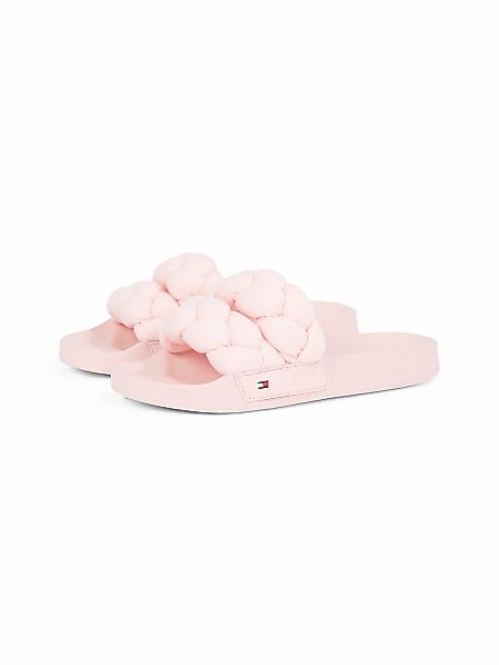 Tommy Jeans Pantolette "TJW BRAIDED SLIDE", Sommerschuh, Flats, Schlupfschu günstig online kaufen