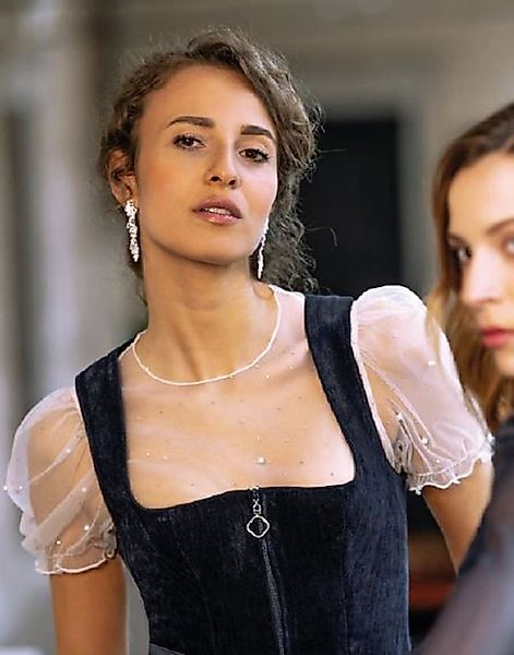 MarJo Dirndlbluse Dirndlbluse Geldersheim Kurzarm Puffarm ecru günstig online kaufen