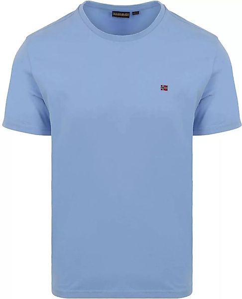 Napapijri Salis T-shirt Hellblau - Größe M günstig online kaufen