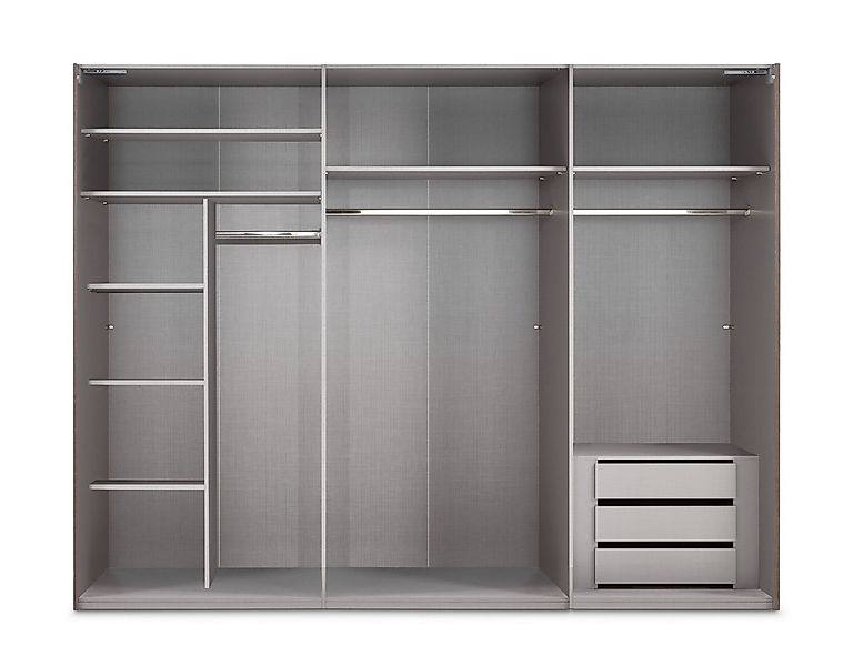 luma-home Schwebetürenschrank 22039 (3-türiger Kleiderschrank B300/H216/T65 günstig online kaufen
