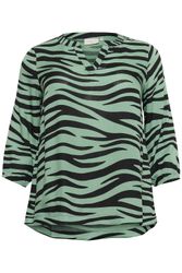 KAFFE Curve Kurzarmbluse Kurzarm-Bluse KCjanni Große günstig online kaufen