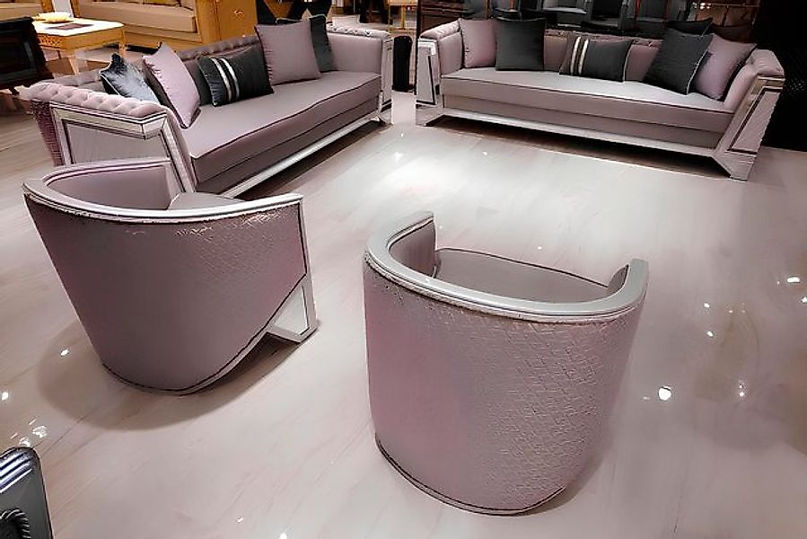 Xlmoebel Sofa Wohnzimmermöbel-Set in Grau mit modernem Design, bestehend au günstig online kaufen