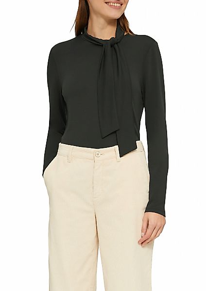 s.Oliver Langarmshirt mit dekorativer Schleife günstig online kaufen