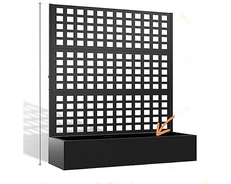 GarveeMore Blumenkasten Datenschutzbildschirm mit Planter Box, erhöhtes Gar günstig online kaufen