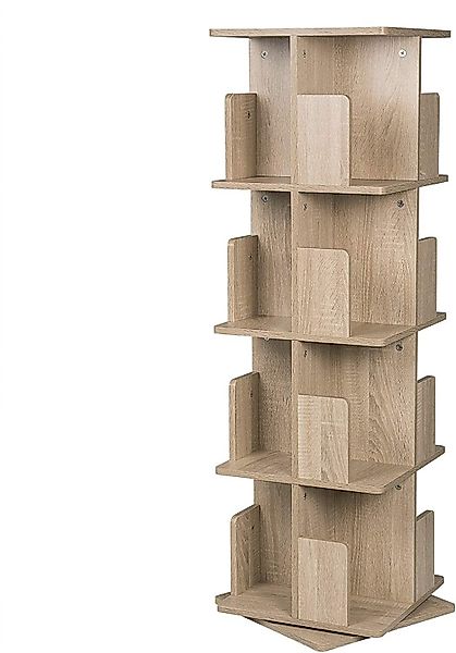 EUGAD Bücherregal, 1-tlg., drehbares Standregal Dekoregal günstig online kaufen