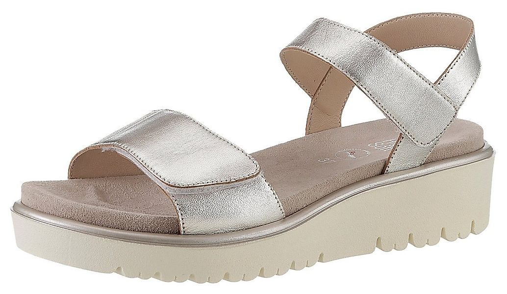 Ara BILBAO Keilsandalette, Sommerschuh, Sandale, Keilabsatz, Klett, Weite G günstig online kaufen