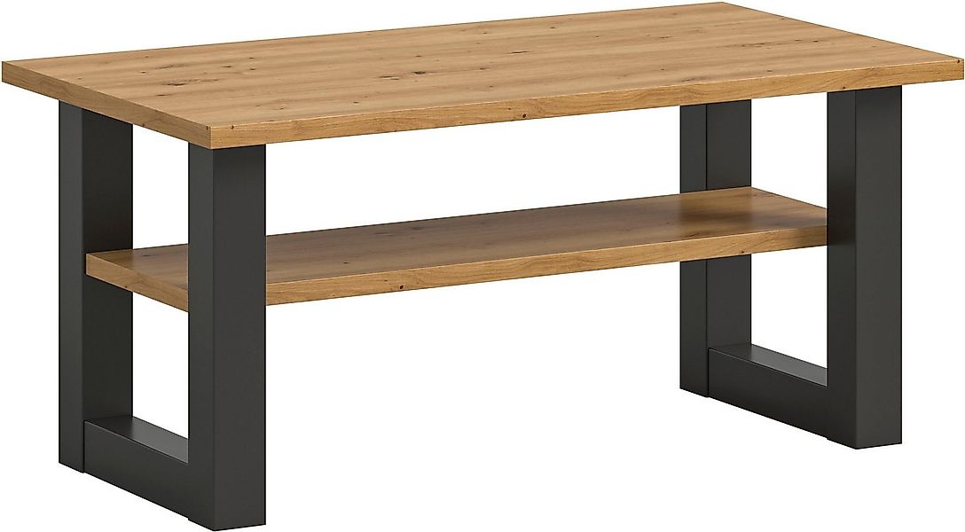 Home affaire Couchtisch Rail, Breite 90 cm, mit Ablageboden, inklusive Kufe günstig online kaufen