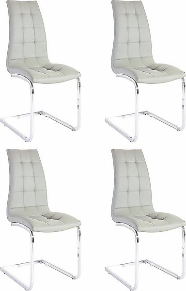 INOSIGN Freischwinger Lola (Set, 4 St), 2 oder 4 Stück, Bezug in Kunstleder günstig online kaufen