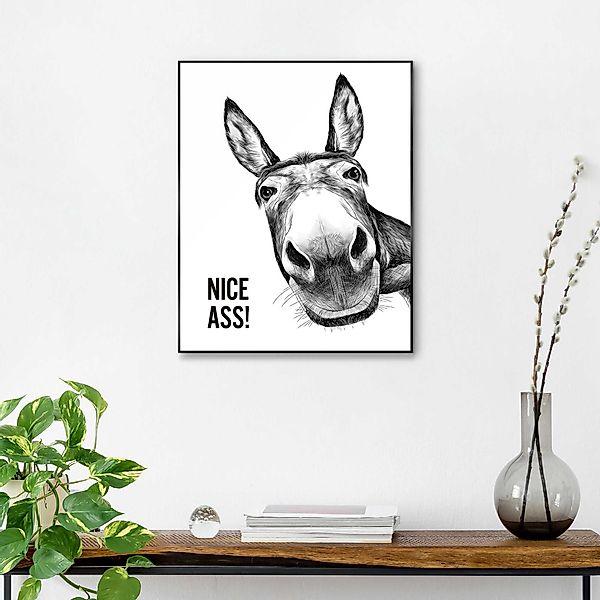 Reinders! Bild mit Rahmen Nice Ass günstig online kaufen