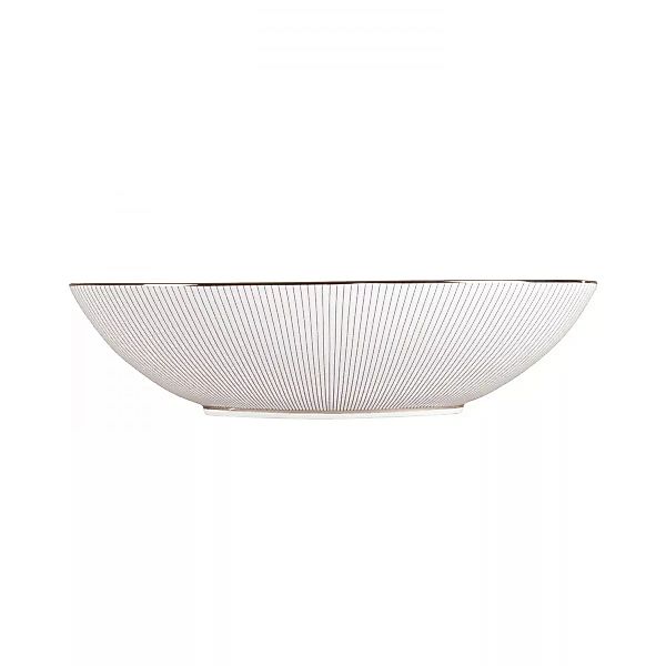 Pinstripe ovale Servierschale 30,5cm günstig online kaufen