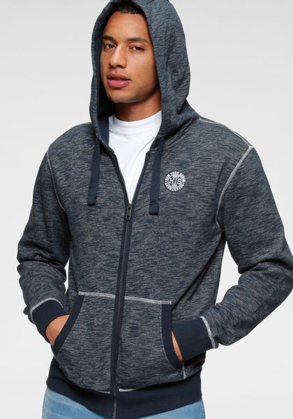 H.I.S Kapuzensweatjacke mit markanten Nähten günstig online kaufen