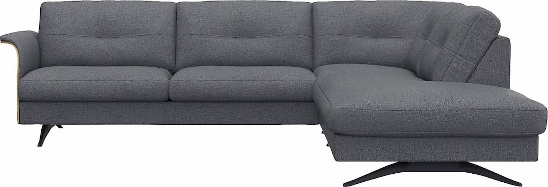 FLEXLUX Ecksofa "Glow bequem und komfortabel durch hochwertigen Sitzaufbau, günstig online kaufen