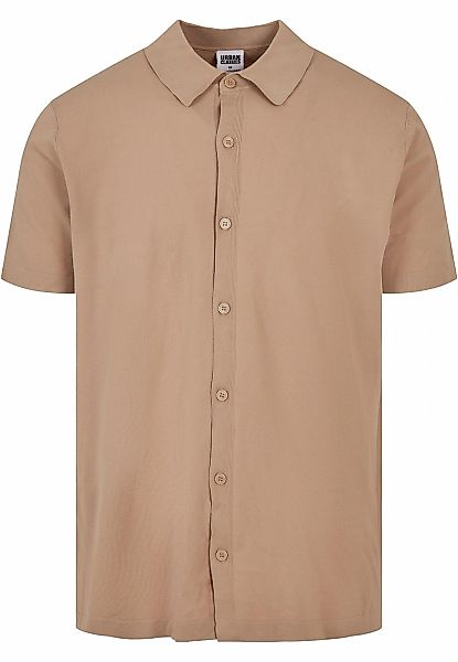 URBAN CLASSICS Langarmhemd "Urban Classics Herren Knitted Shirt" 1 Stk. tlg günstig online kaufen