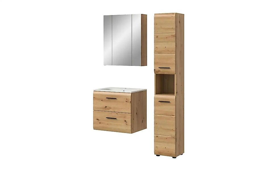 Badkombination  Igelsbachsee ¦ holzfarben ¦ Maße (cm): B: 105 H: 185 Schrän günstig online kaufen