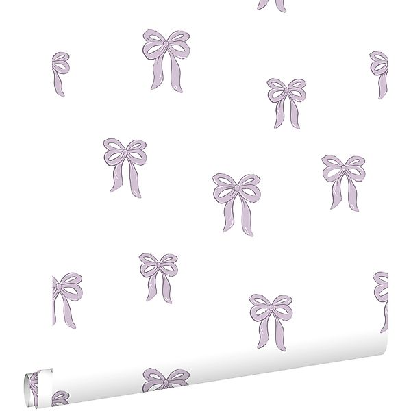 ESTAhome Tapete Kleine Schleifen Violett 50 X 900 Cm 131432 günstig online kaufen