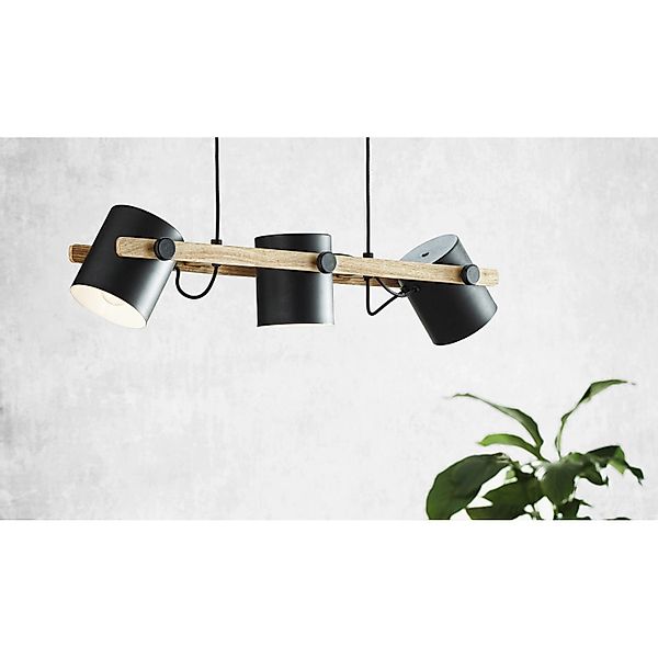 EGLO Pendelleuchte »HORNWOOD«, 3 flammig, Leuchtmittel E27   ohne Leuchtmit günstig online kaufen