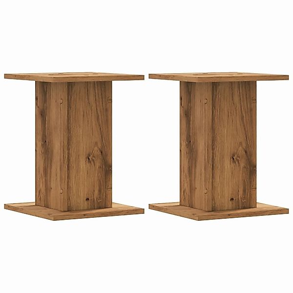 vidaXL Blumenständer Pflanzenständer 2 Stk. Artisan-Eiche günstig online kaufen