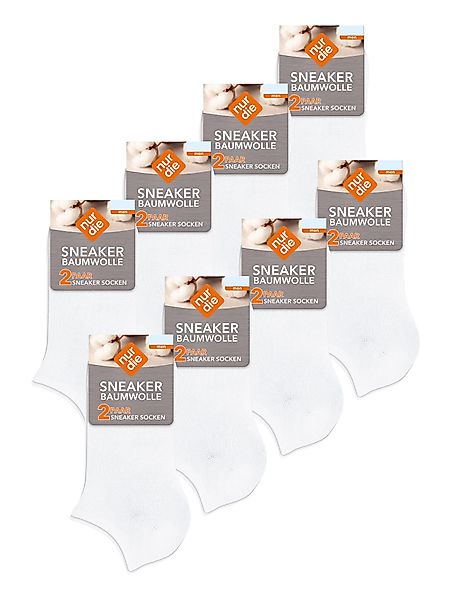 Nur Die Sneakersocken Baumwolle Basic Unifarben günstig online kaufen