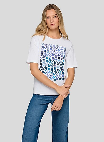 Rabe T-Shirt mit Schmetterling Print günstig online kaufen