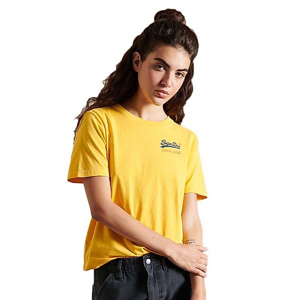 Superdry Vintage Logo Ac Kurzarm T-shirt XS Pigment Yellow günstig online kaufen