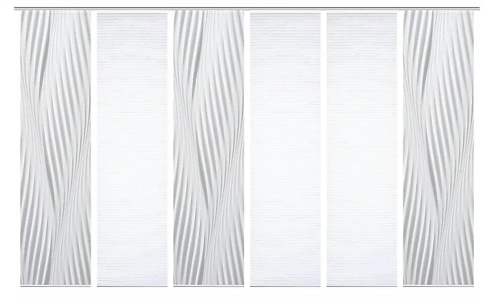 HOME in green Schiebegardine "NEVOLA" Paneelwagen 6 Stk. tlg. SET DIGITALDR günstig online kaufen