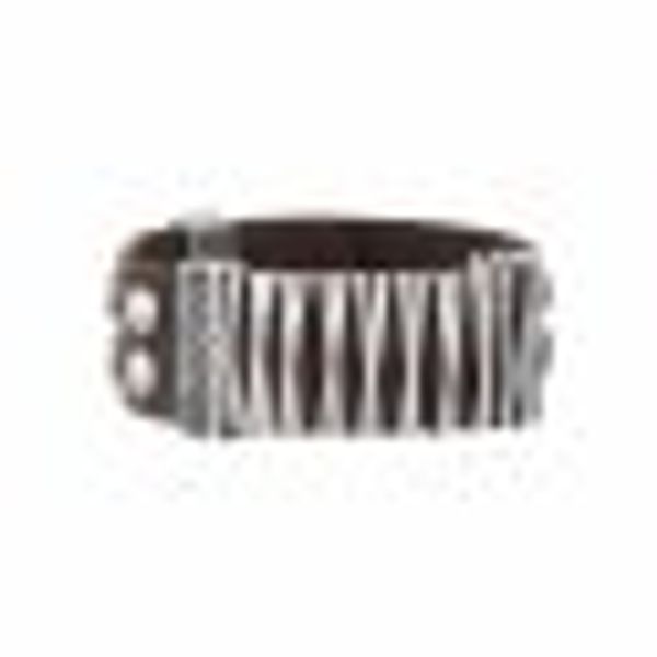 Armband Edelstahl mit braunem Leder günstig online kaufen