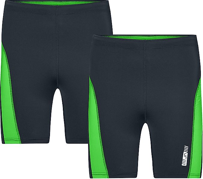 James & Nicholson Laufhose Doppelpack Kurze Lauftights Herren Laufhose Runn günstig online kaufen