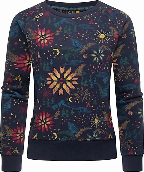 Ragwear Sweater Johanka Print Stylischer Damen Pullover mit coolem Print-Mu günstig online kaufen