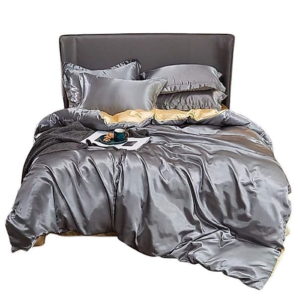 Coonoor Bettwäsche Satin Bettwäsche Luxus Bettbezug günstig online kaufen