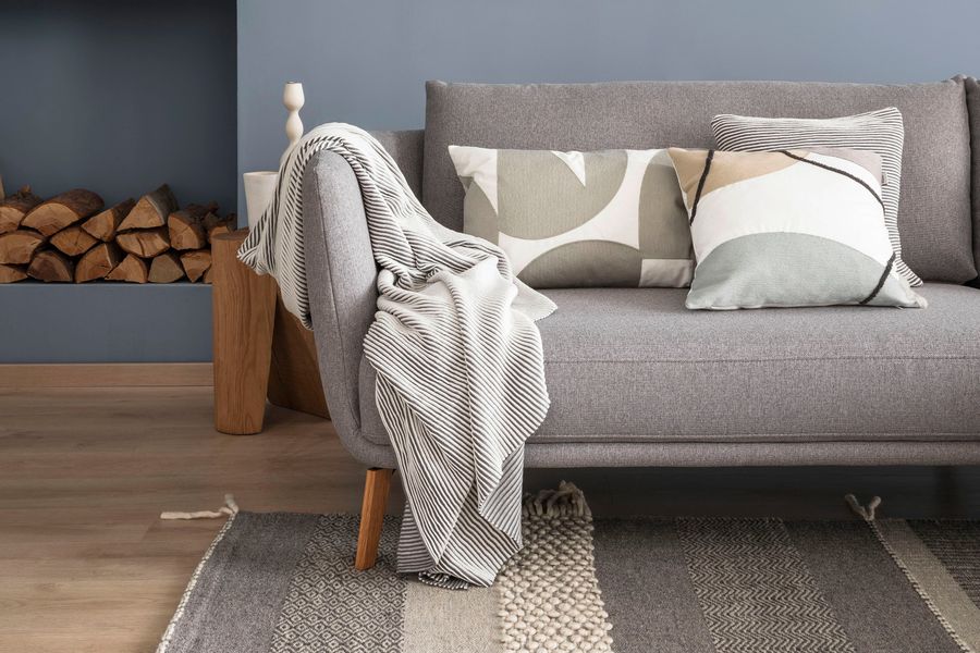 SCHÖNER WOHNEN-Kollektion Wohndecke "Liv" mit Biesenoptik, Kuscheldecke günstig online kaufen