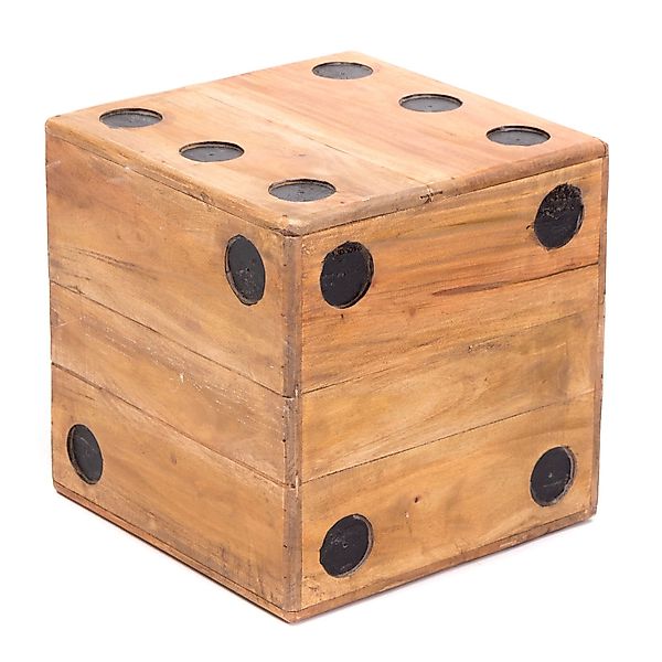 CREEDWOOD Hocker HOLZ WÜRFEL "GAME 35", günstig online kaufen