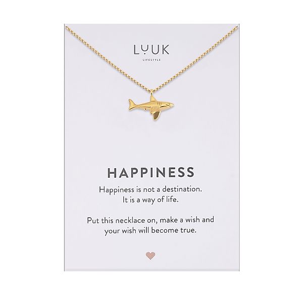 LUUK LIFESTYLE Kette mit Anhänger Hai, günstig online kaufen