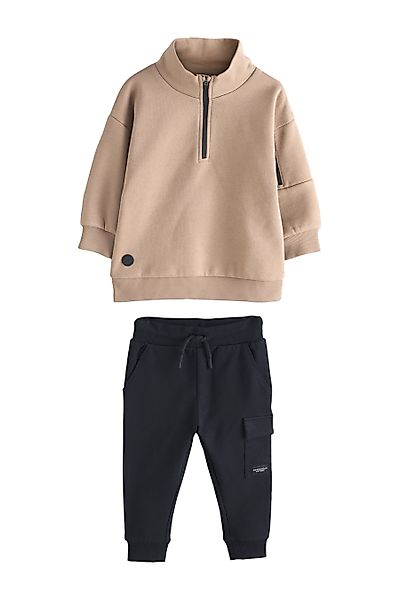 Next Sweatanzug Oberteil mit halblangem RV günstig online kaufen