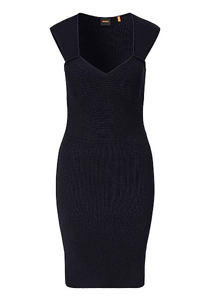 BOSS ORANGE Strickkleid "Foberts Premium Damenmode", in Rippoptik günstig online kaufen
