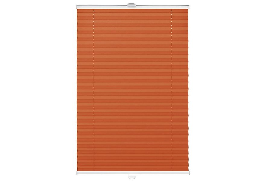 DomDeco Plissee 45x100 cm Orange, Klemmfix, Sicht- und Sonnenschutz, ohne B günstig online kaufen