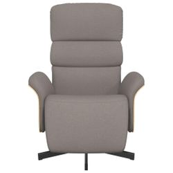 vidaXL Sessel Relaxsessel mit Fußteil Taupe günstig online kaufen