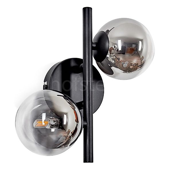hofstein Wandleuchte Wandlampe aus Metall/Glas in günstig online kaufen