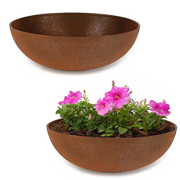 matches21 HOME & HOBBY Blumentopf Runde günstig online kaufen