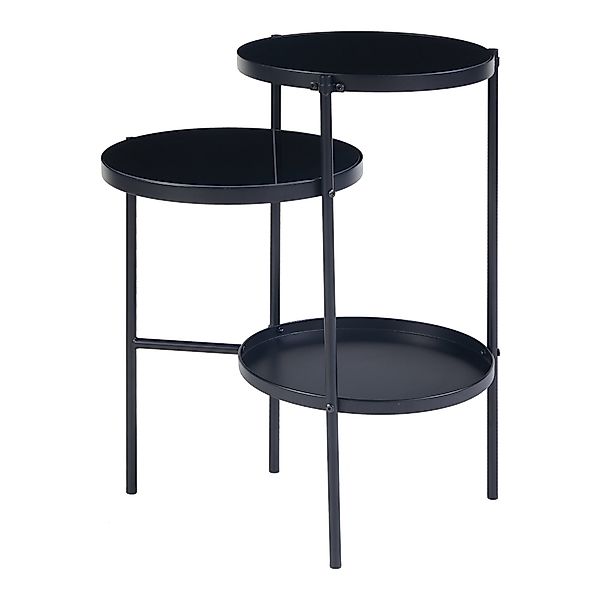 en.casa Beistelltisch, »Mölndal« Metall Glas 70 günstig online kaufen