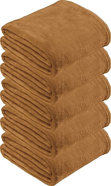 Wohndecke Fleece Wohndecke 5er-Pack "Amarillo", REDBEST, günstig online kaufen
