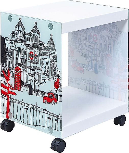 INOSIGN Beistelltisch "Cube", mit gestalteten Glasseiten günstig online kaufen