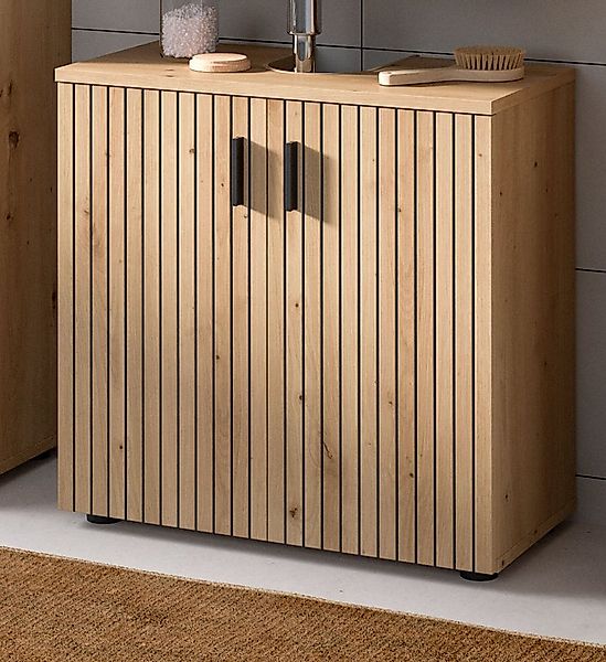 Inn.Furn Waschbeckenunterschrank Livia (Badezimmer Unterschrank in Artisan günstig online kaufen