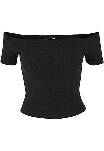 URBAN CLASSICS T-Shirt Urban Classics Damen Ladies Organic Off Shoulder Rib günstig online kaufen